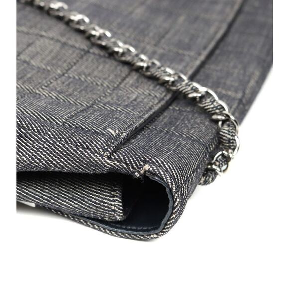 CHANEL Denim Chocolate Bar Chain Shoulder Bag A-A34378 - Picture 10 of 11